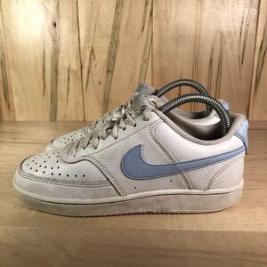 Nike Women's Size 6.5 Court Vision Low Shoes Sneakers White Royal Tint CD5434